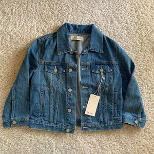 TRAVE Denim Blue Jacket. NWT. Size Small